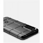 Силиконовый матовый непрозрачный чехол текстура Клетка для Huawei P Smart (2021) , цвет Черный