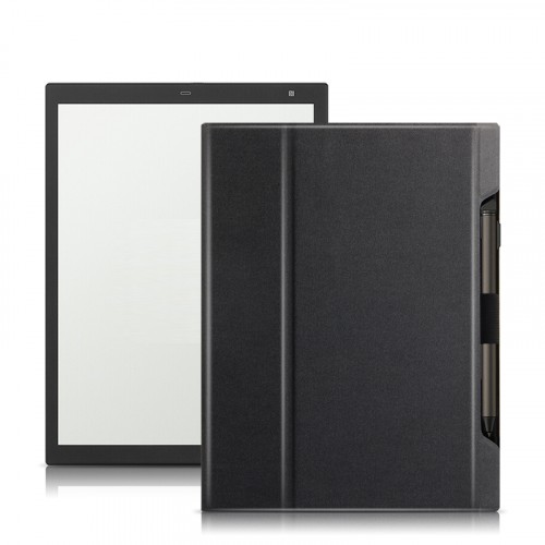Чехол книжка подставка с крепежом для стилуса для Onyx Boox Note 2/Note 3 Pro, цвет Черный