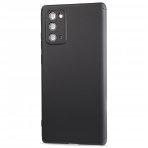 Трехкомпонентный сборный матовый пластиковый чехол для Samsung Galaxy Note 20 Черный