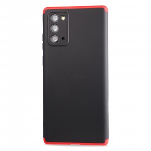 Трехкомпонентный сборный двухцветный пластиковый чехол для Samsung Galaxy Note 20 Красный