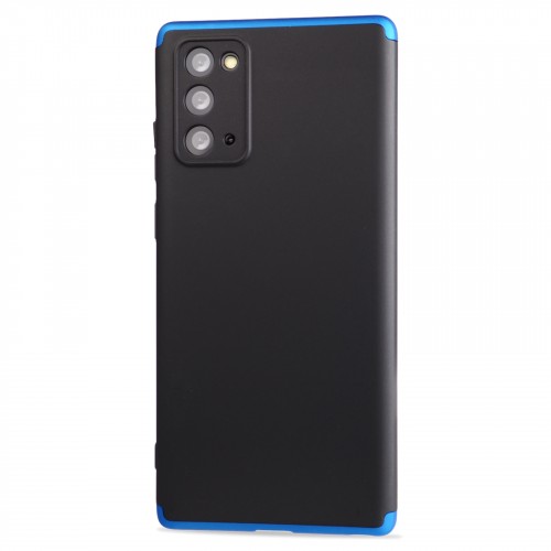 Трехкомпонентный сборный двухцветный пластиковый чехол для Samsung Galaxy Note 20, цвет Синий