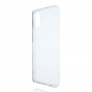 Силиконовый глянцевый транспарентный чехол для Samsung Galaxy M51