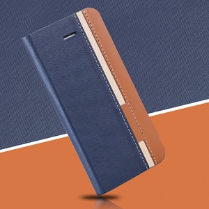 Чехол горизонтальная книжка подставка текстура Ткань на силиконовой основе с отсеком для карт для Huawei Honor 10X Lite  Синий