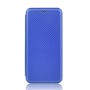 Чехол флип текстура Линии на силиконовой основе с отсеком для карт для ASUS ZenFone 7 , цвет Синий
