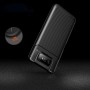 Матовый силиконовый чехол для ASUS ZenFone 7 с текстурным покрытием карбон, цвет Коричневый