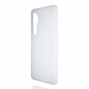 Силиконовый матовый полупрозрачный чехол для Xiaomi Mi Note 10 Lite