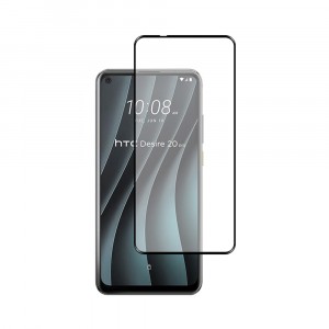 3d полноэкранное защитное стекло для HTC Desire 20 Pro Черный
