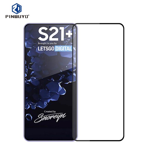 Премиум 3D сверхпрочное сколостойкое защитное стекло Pinwuyo для Samsung Galaxy S21, цвет Черный