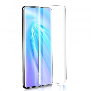 3D полноэкранное транспарентное защитное стекло УФ для Samsung Galaxy S21