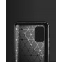 Матовый силиконовый чехол для Samsung Galaxy A02s с текстурным покрытием металлик