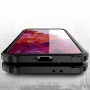 Двухкомпонентный противоударный чехол для Samsung Galaxy S21 Ultra с нескользящими гранями и поликарбонатными вставками