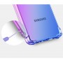 Силиконовый глянцевый полупрозрачный градиентный чехол с усиленными углами для Samsung Galaxy A32 