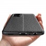 Силиконовый чехол накладка для Samsung Galaxy A52 с текстурой кожи, цвет Красный