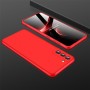 Трехкомпонентный сборный матовый пластиковый чехол для Samsung Galaxy S21 Ultra, цвет Красный