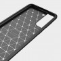 Матовый силиконовый чехол для Samsung Galaxy S21 с текстурным покрытием металлик