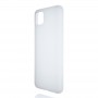 Силиконовый матовый полупрозрачный чехол для Realme C11, цвет Белый