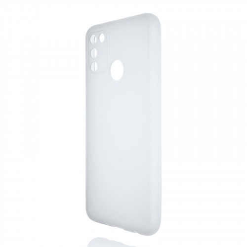 Силиконовый матовый полупрозрачный чехол для Huawei Honor 9A, цвет Белый