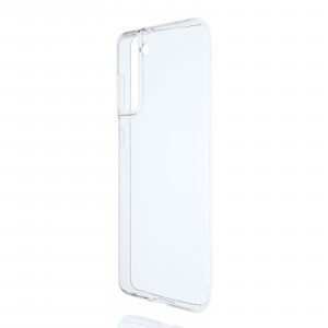 Силиконовый глянцевый транспарентный чехол для Samsung Galaxy S21