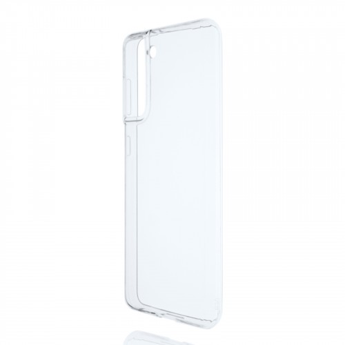 Силиконовый глянцевый транспарентный чехол для Samsung Galaxy S21