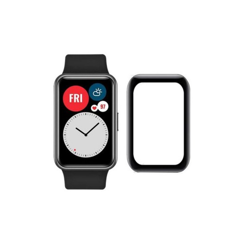 3d полноэкранное защитное стекло для Huawei Watch Fit, цвет Черный