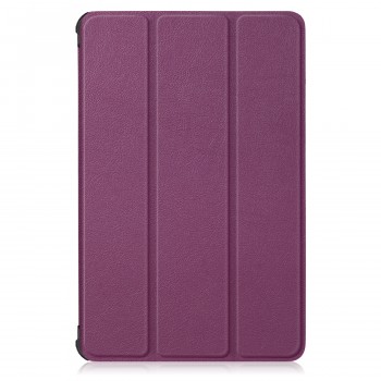 Сегментарный чехол книжка подставка на непрозрачной поликарбонатной основе для Lenovo Tab P11 Pro  Фиолетовый