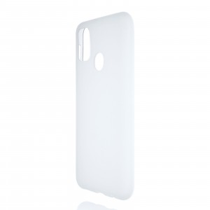 Силиконовый матовый полупрозрачный чехол для Samsung Galaxy M30s/M21 Белый
