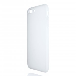 Силиконовый матовый полупрозрачный чехол для Iphone 7 Plus/8 Plus Белый