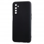 Матовый силиконовый чехол для Realme 6 с покрытием софт-тач, цвет Черный