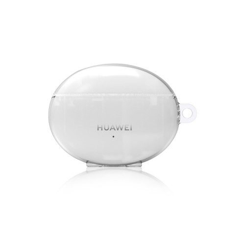 Силиконовый глянцевый транспарентный защитный чехол для Huawei FreeBuds 4i 