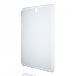 Силиконовый матовый полупрозрачный чехол для Samsung Galaxy Tab A 9.7 Белый