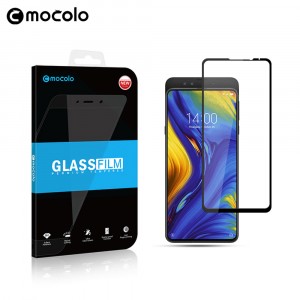 Премиум 3D сверхчувствительное ультратонкое защитное стекло Mocolo для Xiaomi Mi Mix 3 Черный