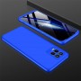 Двухкомпонентный сборный пластиковый матовый чехол для Realme 8, цвет Синий