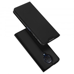 Магнитный флип чехол-книжка для Nokia G20/G10 с функцией подставки и с отсеком для карт Черный