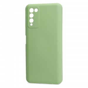 Матовый силиконовый чехол для Huawei Honor 10X Lite с покрытием софт-тач Зеленый