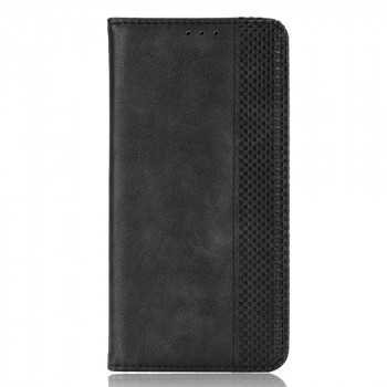 Винтажный книжка портмоне подставка на силиконовой основе с отсеком для карт с магнитной крышкой для ASUS ZenFone 8