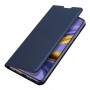 Книжка флип подставка на силиконовой основе с отсеком для карт с магнитной крышкой для Realme Narzo 30/Realme 8 5G, цвет Синий