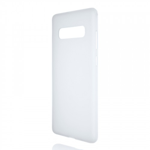 Силиконовый матовый полупрозрачный чехол для Samsung Galaxy S10 Plus