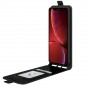 Вертикальный чехол-книжка для Iphone 12 Mini с отделениями для карт и магнитной защелкой, цвет Черный
