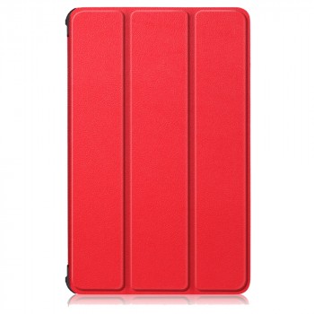 Сегментарный чехол книжка подставка на непрозрачной поликарбонатной основе для Huawei MatePad 11 (2021)  Красный