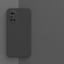 Силиконовый матовый непрозрачный чехол с нескользящим софт-тач покрытием для Huawei Nova 8, цвет Черный