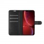 Чехол портмоне подставка для Iphone 13 Mini с магнитной защелкой и отделениями для карт, цвет Красный