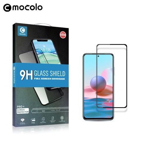Премиум 3D сверхчувствительное ультратонкое защитное стекло Mocolo для Xiaomi Redmi 10, цвет Черный