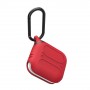Влагозащищенный силиконовый чехол с заглушкой для AirPods 3, цвет Красный