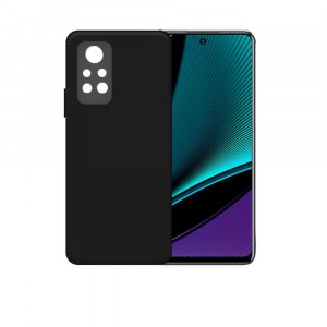 Силиконовый матовый непрозрачный чехол для Infinix Note 11 Pro 