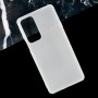 Силиконовый матовый полупрозрачный чехол для Motorola Edge 20 , цвет Белый