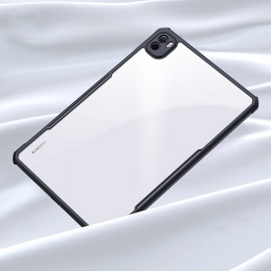 Силиконовый матовый непрозрачный чехол с усиленными углами и транспарентной накладкой для Xiaomi Pad 5