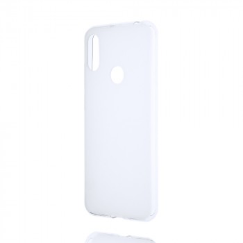 Силиконовый матовый полупрозрачный чехол для Huawei Honor 8A/Y6s Белый