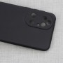 Силиконовый матовый непрозрачный чехол для Huawei P50 Pro , цвет Черный