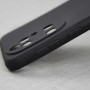 Силиконовый матовый непрозрачный чехол для Huawei P50 Pro , цвет Черный