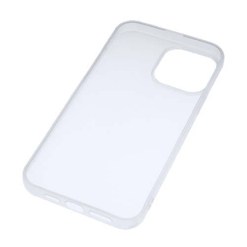 Силиконовый матовый полупрозрачный чехол для Iphone 13 Pro Max, цвет Белый